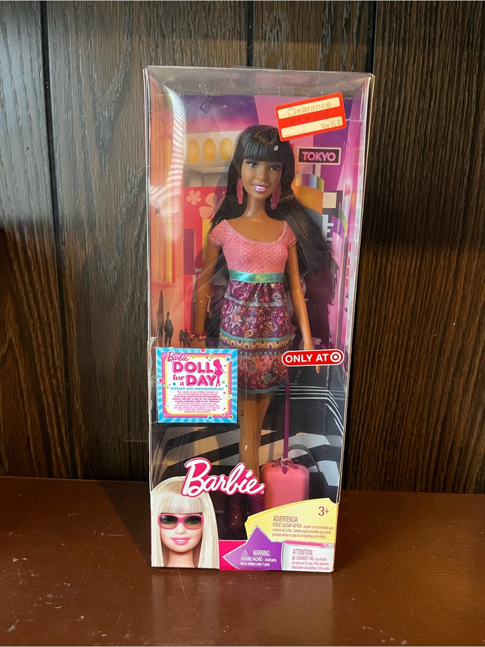 2009 Mattel Barbie Doll for a Day Tokyo Only at Target NEW